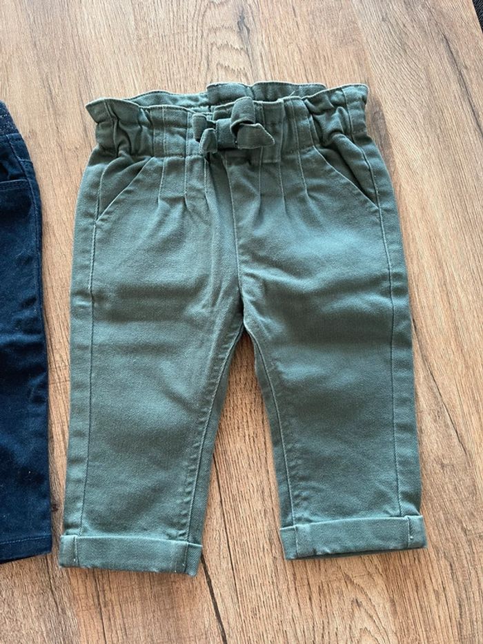 Lot 3 pantalons 6 mois - photo numéro 2