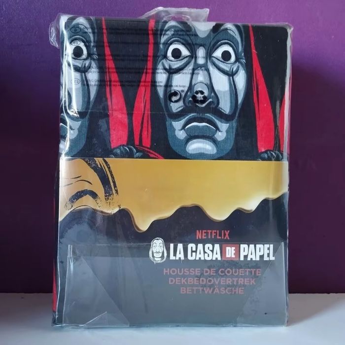 LA CASA DE PAPEL - PARURE DE LIT 240X220CM - BELLA CIAO '100% COTON - photo numéro 3