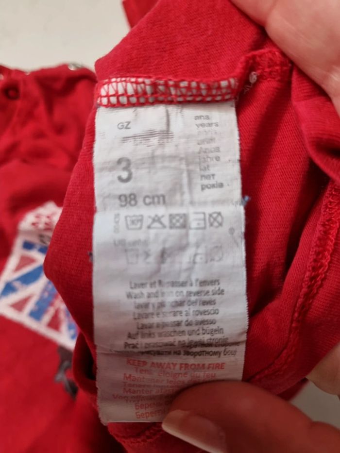 T-shirt 3 pommes 3 ans - photo numéro 4
