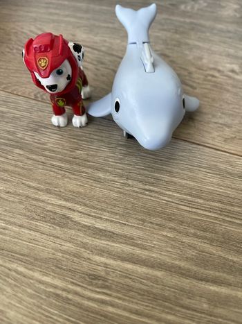 Pat patrouille des mers figurine Marcus et son dauphin 