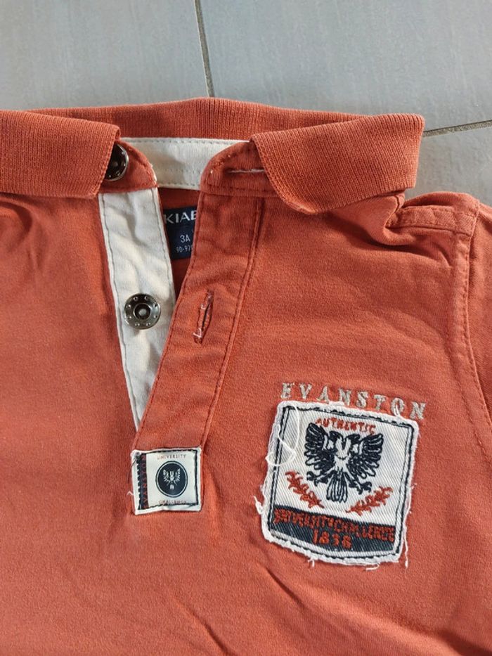 Polo couleur rouille - photo numéro 2