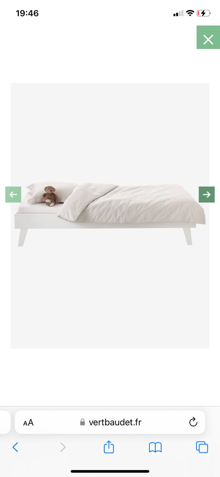 Lit berceau évolutif Vertbaudet - photo numéro 3