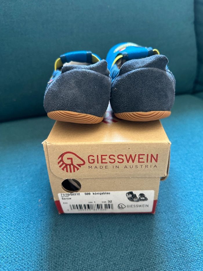 Chaussons Giesswein bleu mer crocodile 32 - photo numéro 3