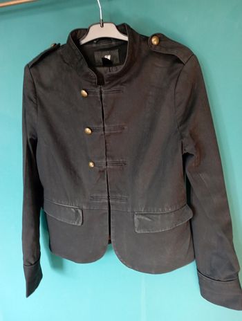 Veste style militaire noire