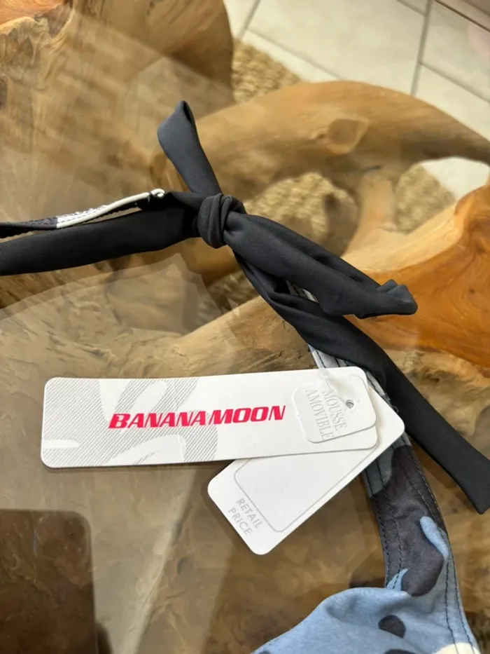 Haut de maillot de bain tankini Banana Moon tâches bleues - photo numéro 5