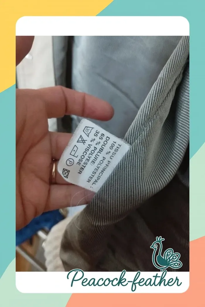 Veste daim crème 54 homme - photo numéro 11