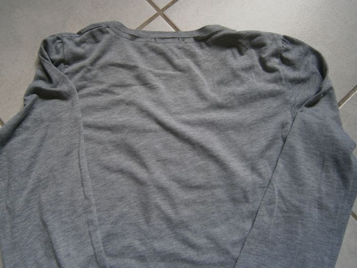 Tee-shirt ML gris Taille L/XL - photo numéro 8