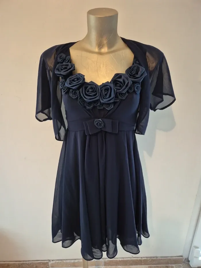Robe de cérémonie + bolero taille s - photo numéro 2