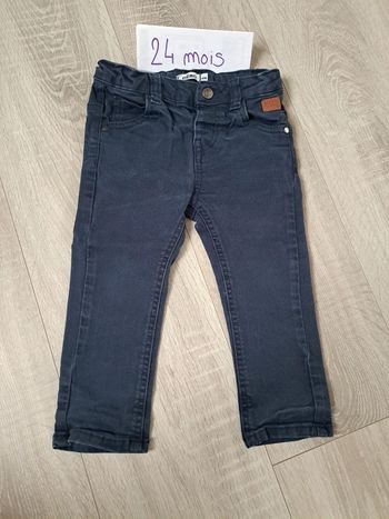 Pantalon bleu 24 mois