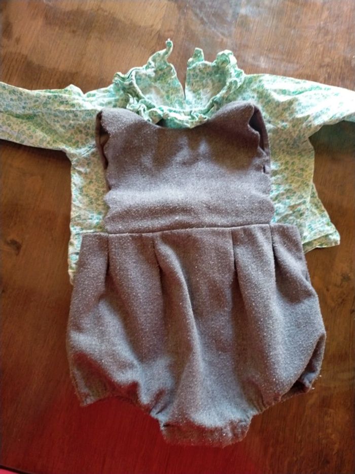 Adorable petit ensemble fille 6 mois