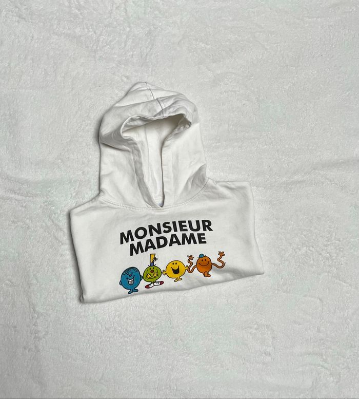 Pull/sweat-shirt à capuche Monsieur Madame