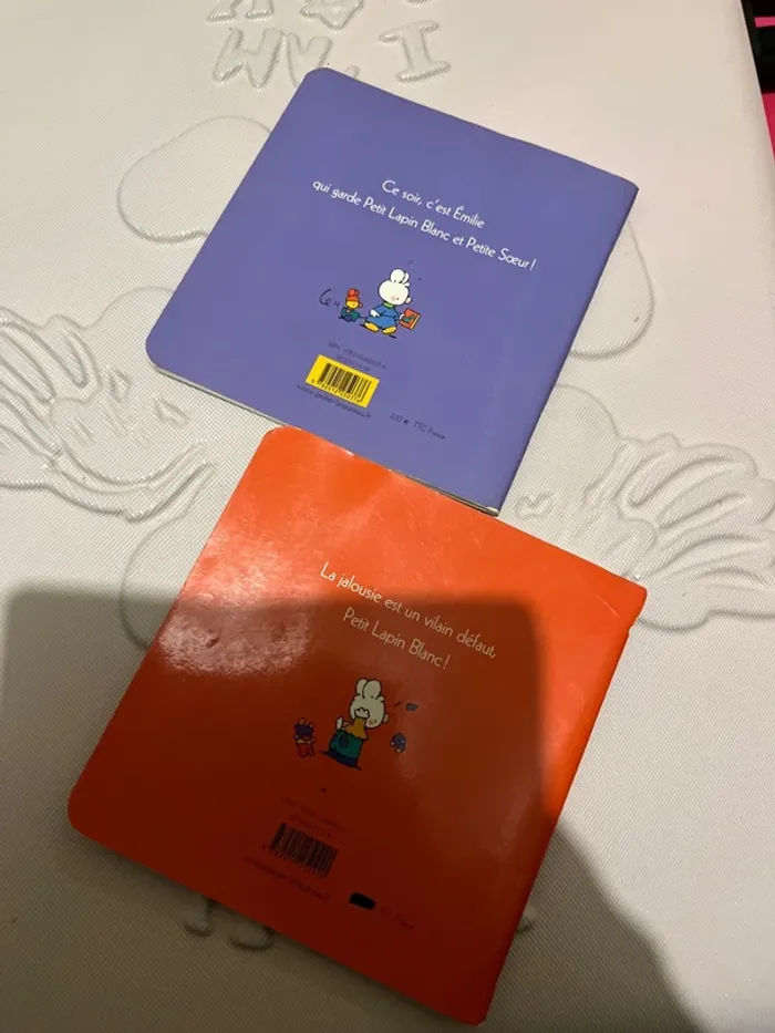 Lot de 2 livres : petit lapin blanc - photo numéro 3