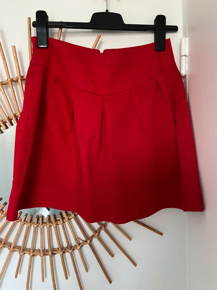 Jupe rouge camaïeu - photo numéro 2