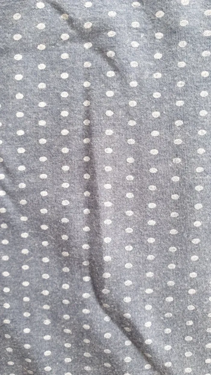 Legging bleu à pois 10 ans - photo numéro 2