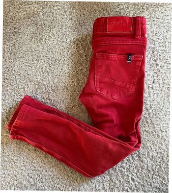 Pantalon rouge skinny Okaïdi taille 3 ans