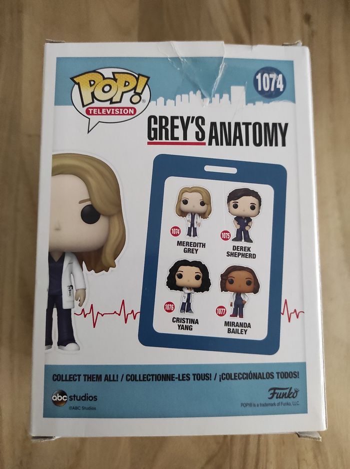 Figurine Funko pop Meredith Grey 1074 ( Grey's Anatomy ) - photo numéro 2
