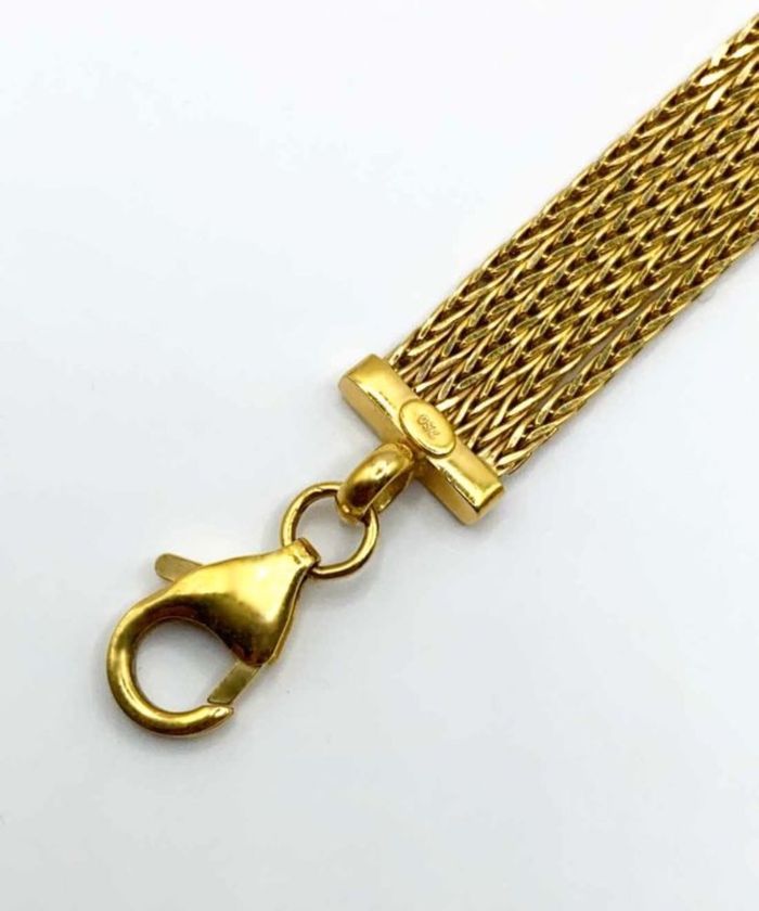 Bracelet Plat Multi-chaînes Or Jaune - photo numéro 3