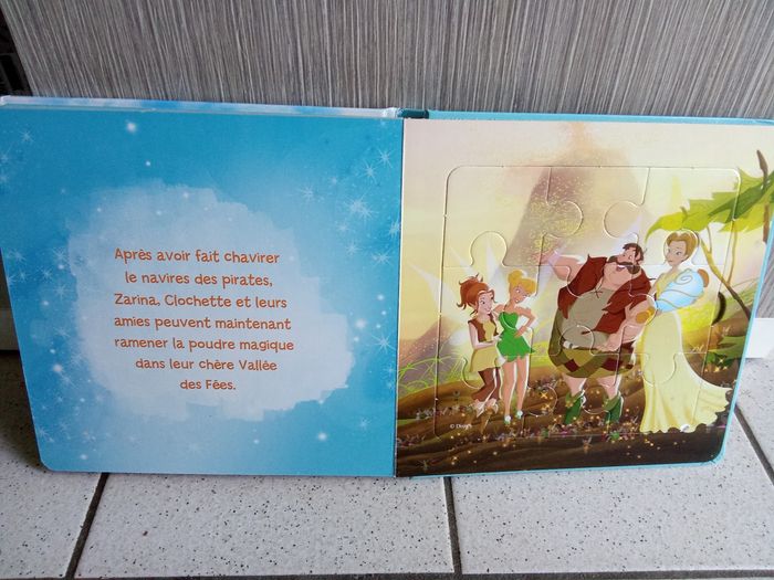 Livre puzzle Disney les fées, clochette fée pirate, hachette Jeunesse - photo numéro 4