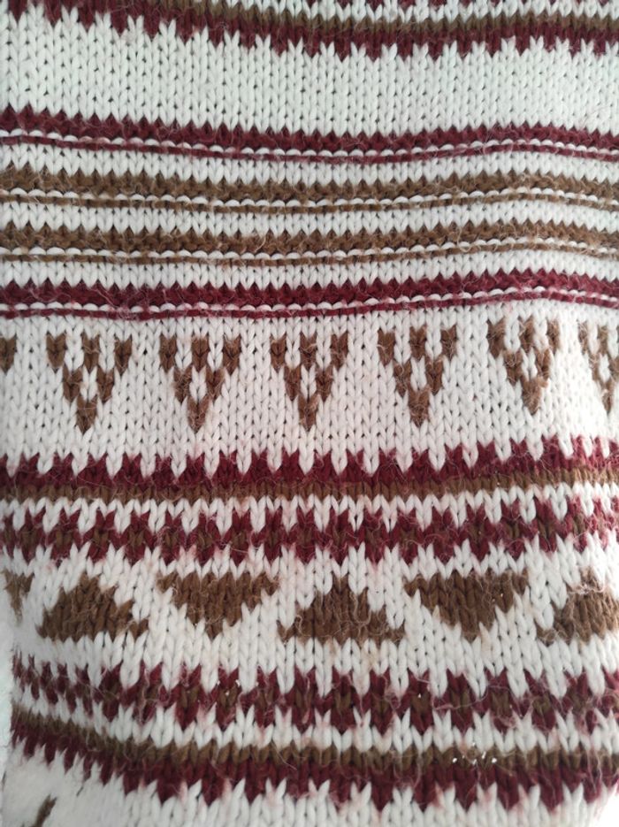 Pull coll roulé a motifs camaïeu T2 - photo numéro 3