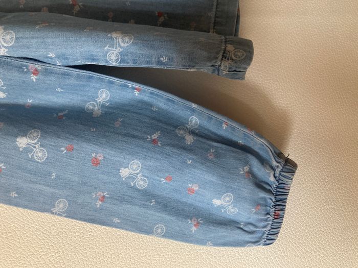 tunique imprimé en denim - photo numéro 4