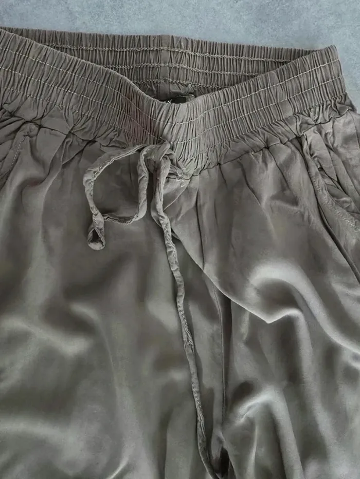 Pantalon fluide kaki - photo numéro 3