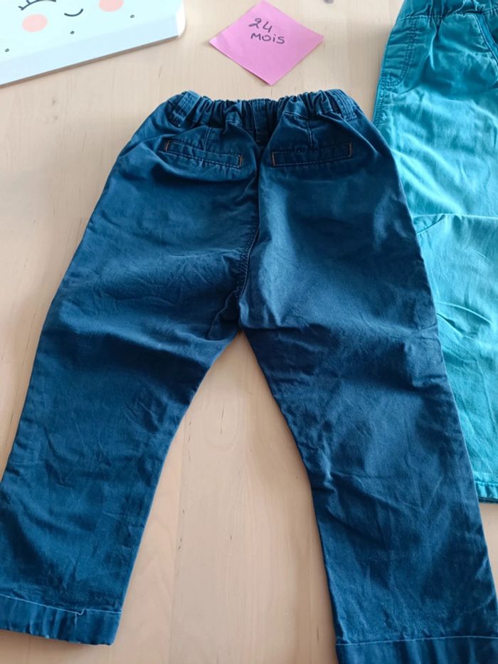 Lot chino 24 mois obaibi taille réglable - photo numéro 10