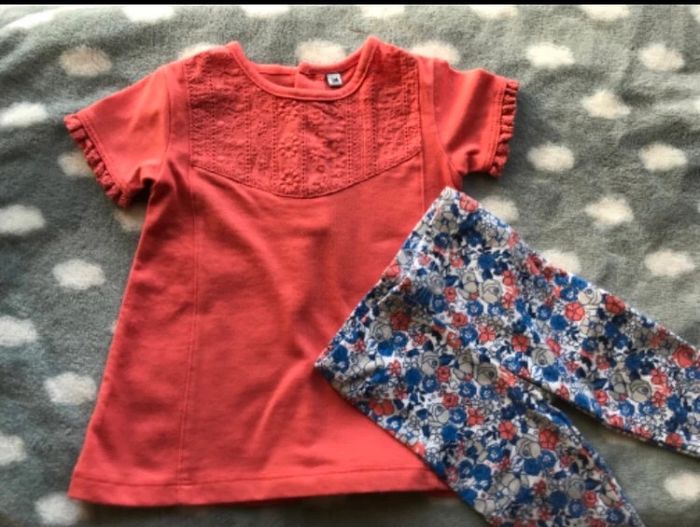 Ensemble t-shirt legging 3 mois