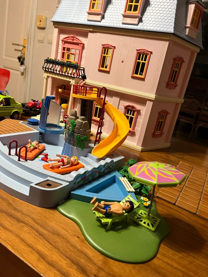 Maison Playmobil piscine voiture - photo numéro 3
