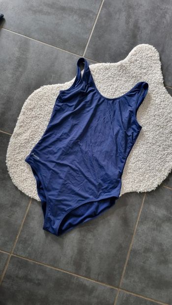 Maillot bain 48 1 pièce marine