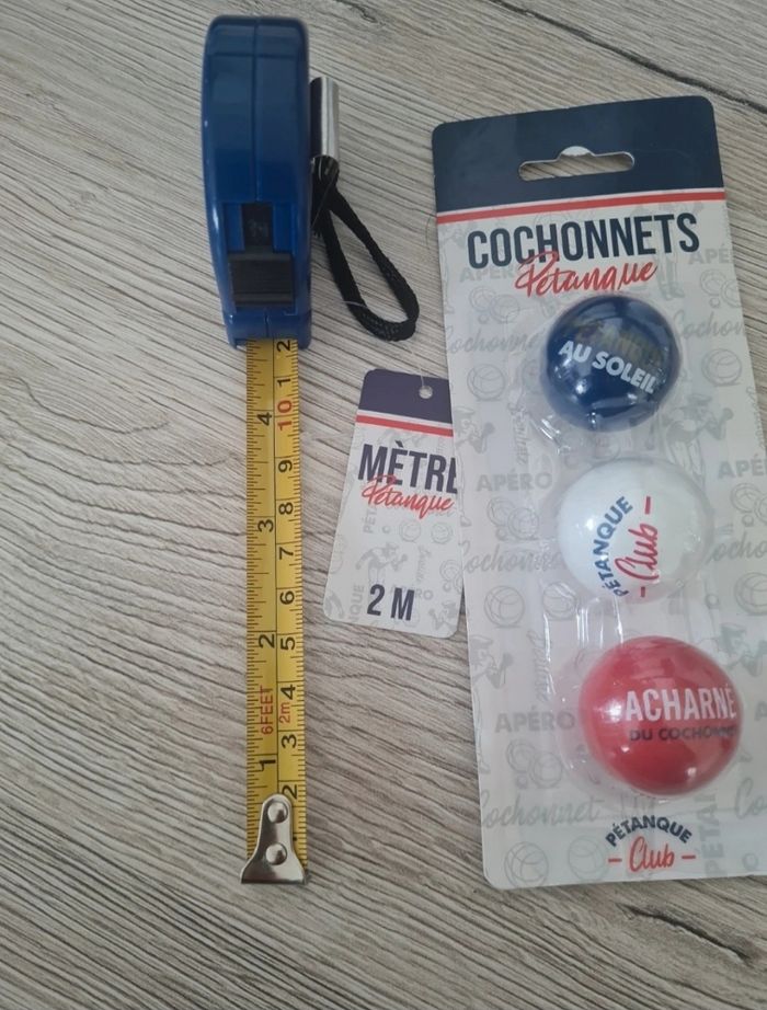 Lots pétanque cochonnets + maître - photo numéro 2