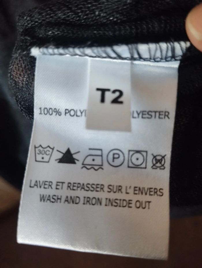 Neuf haut manches longues noir transparent taille 2 M Felino - photo numéro 5