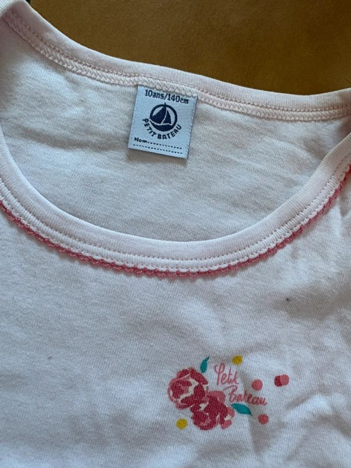 Lot 3 t shirt fille 10 ans - photo numéro 7