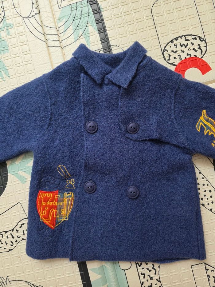 Veste caban bleu marine chevalier DPAM - photo numéro 2