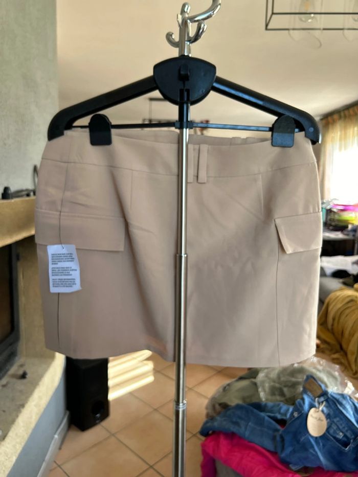 Jupe cargo beige Miss Selfridge - photo numéro 2
