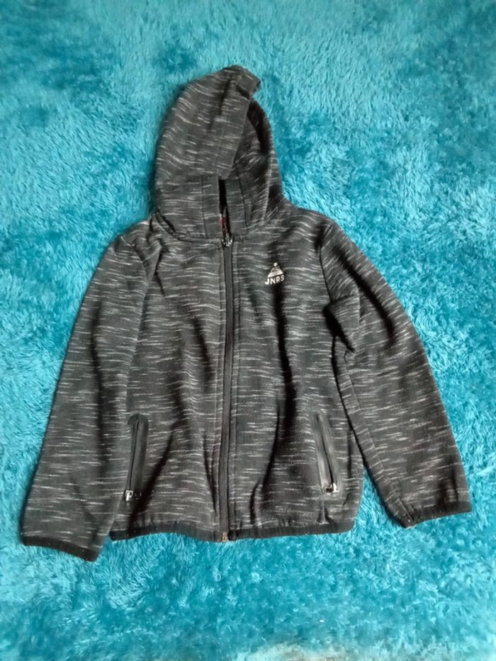 Gilet chiné noir Tissaia 6 ans