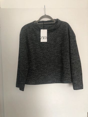 Superbe beau pull avec col drapée Zara neuf avec étiquette taille S