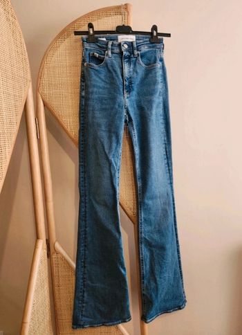 Calvin klein jeans 34 évasé taille haute
