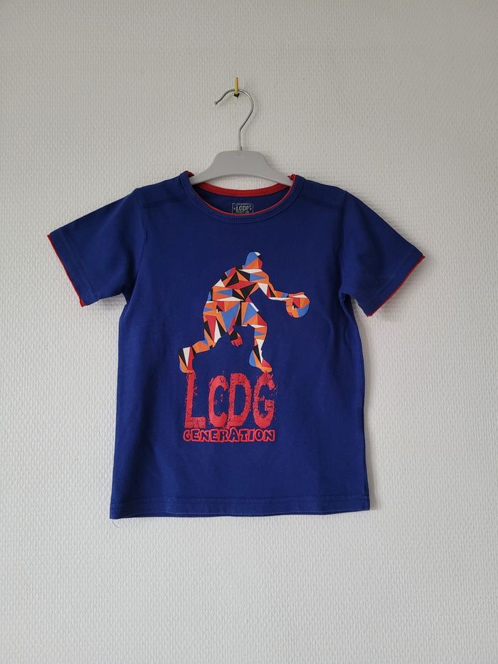T-shirt bleubroi LCDP 5 ans TBE