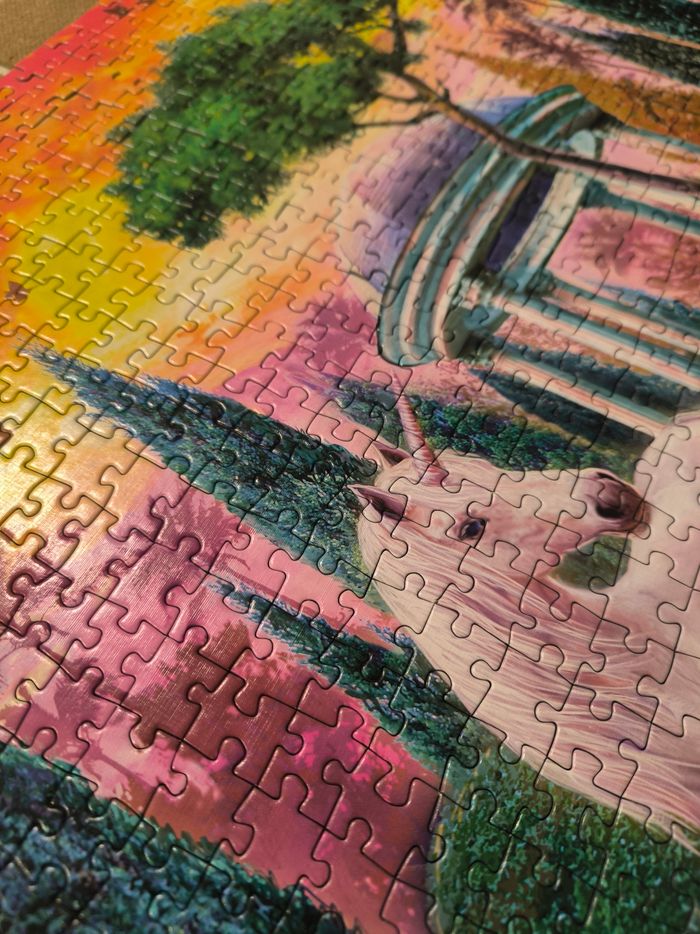 Puzzle Le jardin des licornes Clementoni 2000 pièces - photo numéro 8