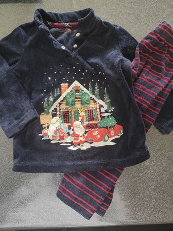 Pyjama Noël velour 3A
