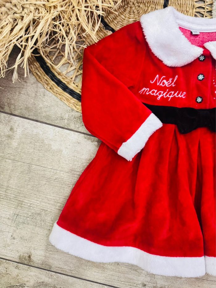 🍒Robe rouge de Noël 12mois - photo numéro 4