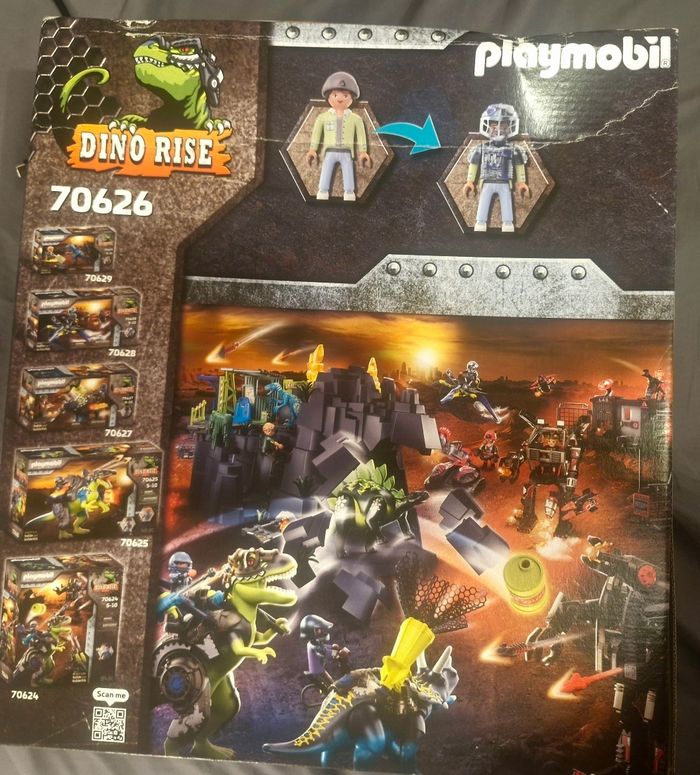 Playmobil 70626 - Neuf - Saichania et Robot Soldat - Dino Rise - photo numéro 2