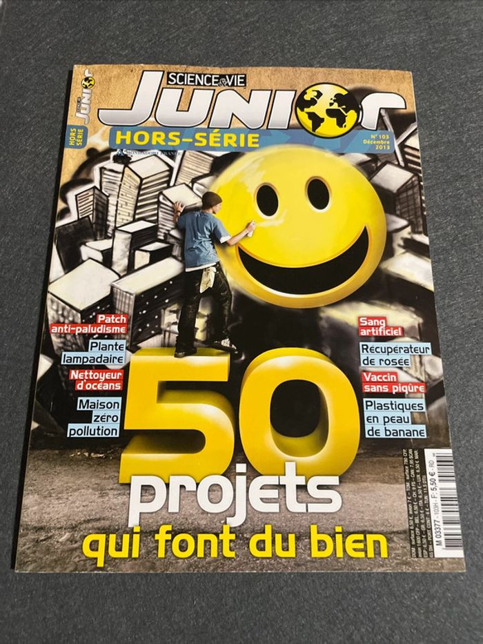 Science&Vie Junior Hors Série N°103 50 Projets qui font du bien