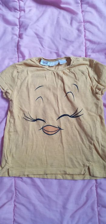 Tee-shirts Zara baby Looney tunes taille 3/4 ans
