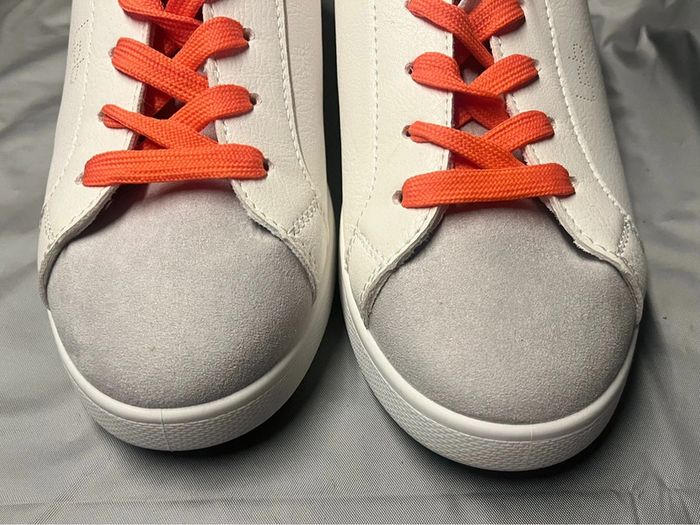 Lpb Les Petites Bombes baskets blanches grises oranges 39 - photo numéro 7