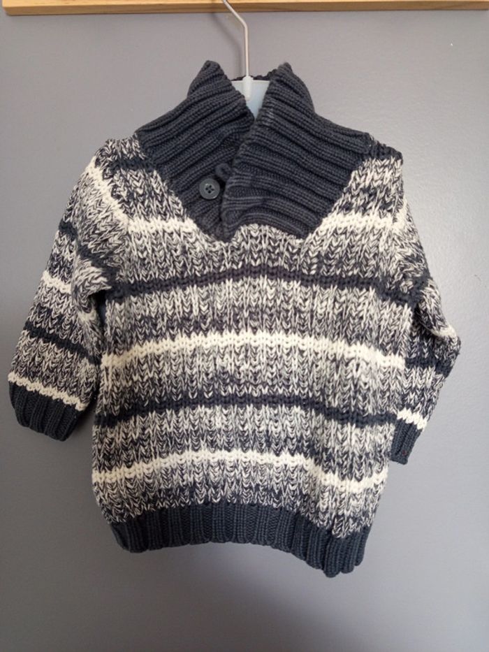 Lot pull en laine 6 mois - photo numéro 4