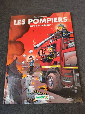 BD les pompiers lance à incident