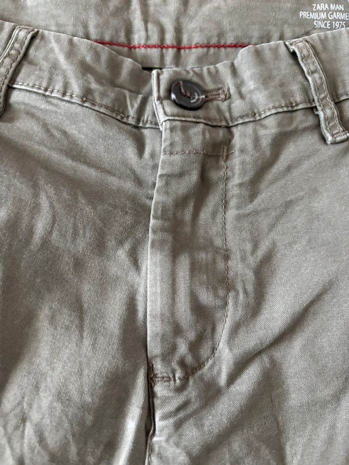 Jeans vert Zara - photo numéro 2
