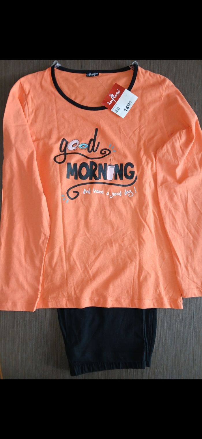 Ensemble pyjamas femme en coton 42/44