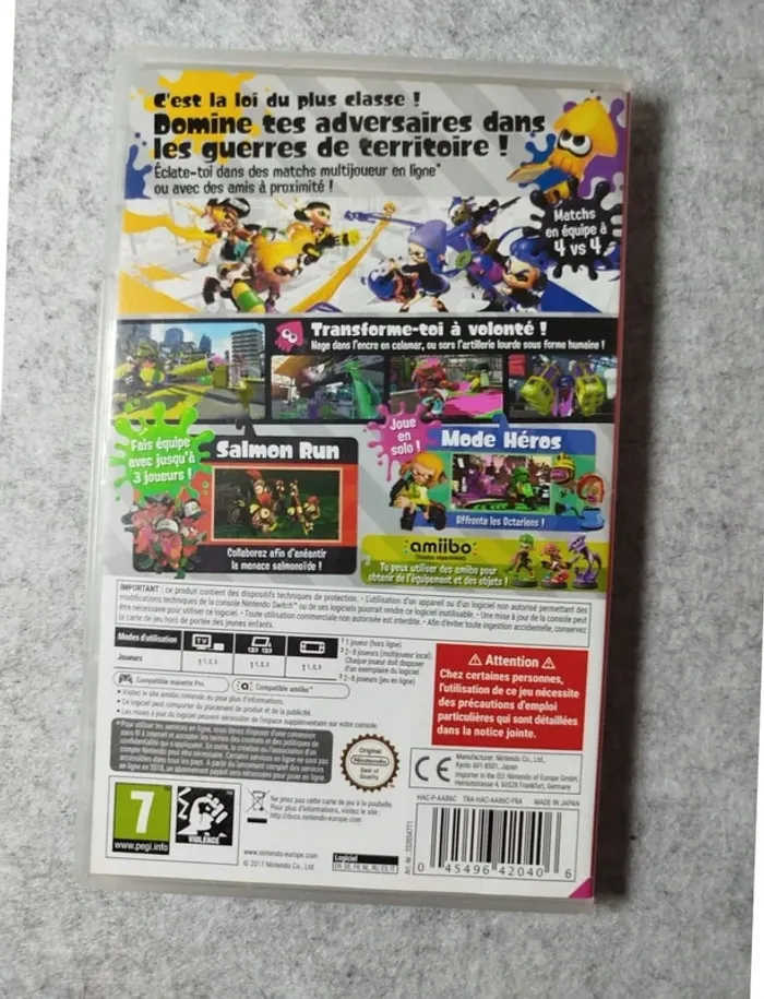 Jeu Switch Splatoon 2 Complet et Comme Neuf - photo numéro 2